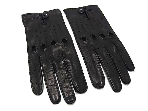 楽天市場】□新品同様□ HERMES エルメス ラムスキン 手袋 グローブ