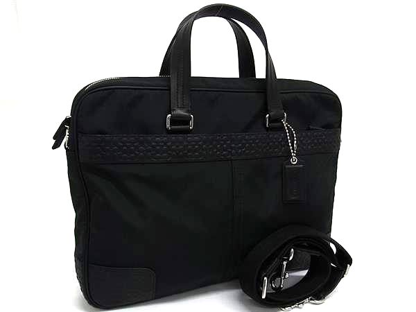 ■新品■未使用■ COACH コーチ C1269-F70596 レザー&times;ナイロン 2WAY クロスボディ ハンドバッグ ショルダー ブラック系 FT0378｜pleasure-Store　店