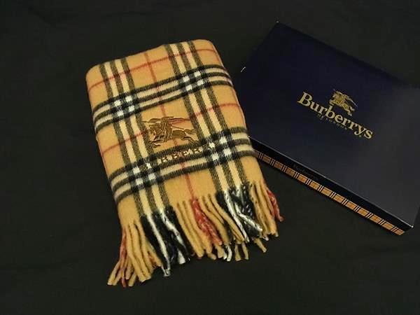 新品未使用　BURBERRY バーバリー　ノバチェック 膝掛け　ブランケット 未使用】BURBERRY バーバリー ブランケット ウール ノバチェック