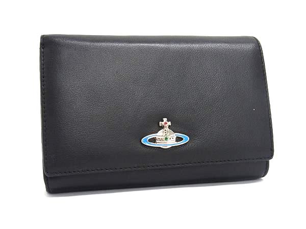 Vivienne Westwood エナメル 二つ折り財布 黒 楽天市場】【未使用品】【財布】Vivienne Westwood ヴィヴィアン