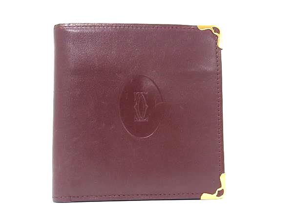 楽天市場】Cartier カルティエ マストライン レザー 三つ折り 財布