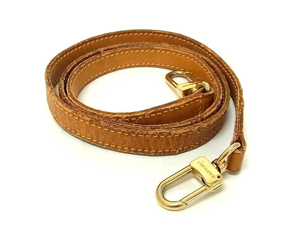 LOUIS VUITTON ルイヴィトン　レザー ショルダーストラップ ブラウン LOUIS VUITTON ルイヴィトン ショルダーストラップ レザー