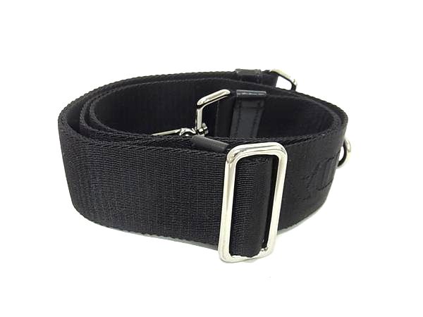 楽天市場】プラダ ショルダーストラップ ブラック シルバー金具 中古