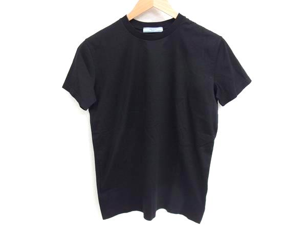 ❤最終値下❤ 美品 PRADA エンボス半袖 美品・】PRADA プラダ ブラック黒 Tシャツ エンボスロゴ - メルカリ