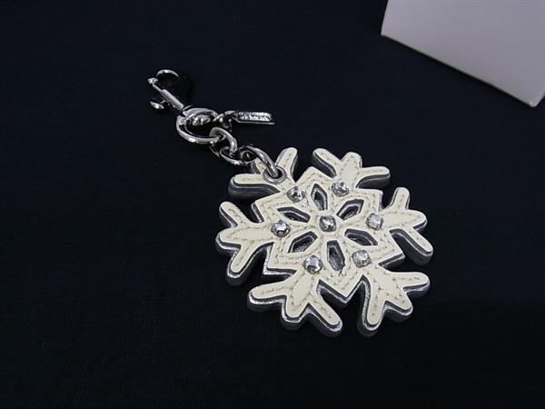 楽天市場】COACH コーチ スノーフレーク 雪の結晶 キーホルダー