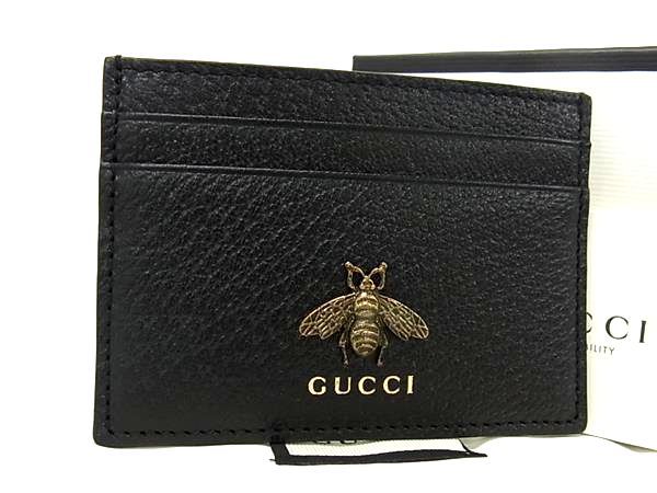 グッチシマレザー　コインケース　名刺入れ　ブラックレザー 楽天市場】GUCCI グッチ グッチシマ レザー カードケース 名刺