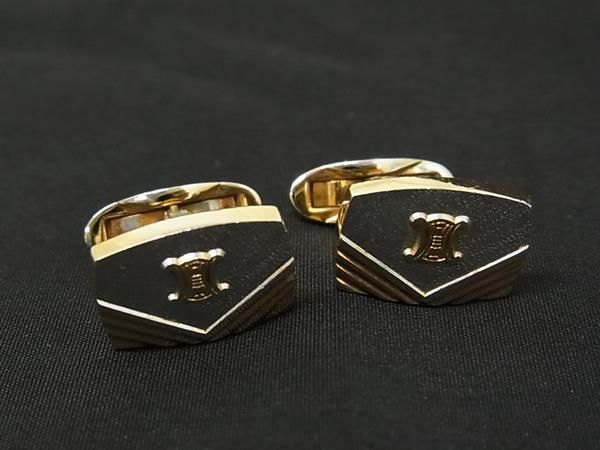 楽天市場】□美品□ CELINE セリーヌ マカダム カフリンクス