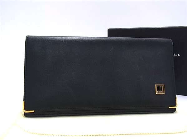 楽天市場】ダンヒル dunhill 二つ折り長財布 ブラック 型押し