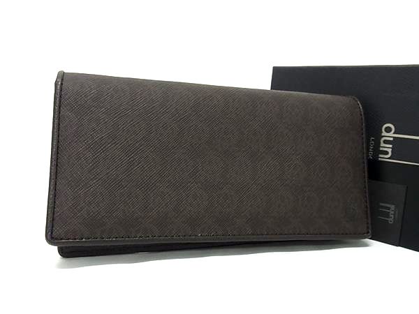 楽天市場】□美品□ dunhill ダンヒル レザー 二つ折り 長財布