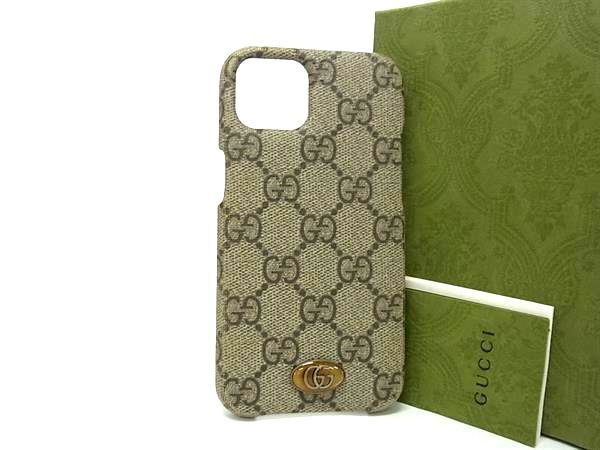 GUCCI iPhone12Pro アイフォンケース GG柄 PVC fh4790_1.jpg