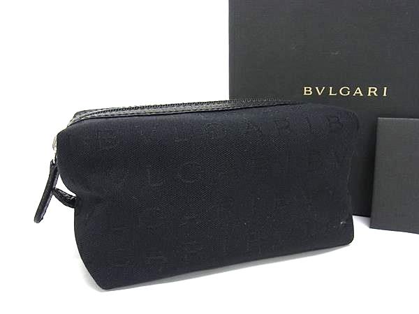 ✨未使用展示品✨　BVLGARI コインケース　キャンバス　ロゴマニア　リング ✨未使用展示品✨ BVLGARI コインケース キャンバス ロゴマニア
