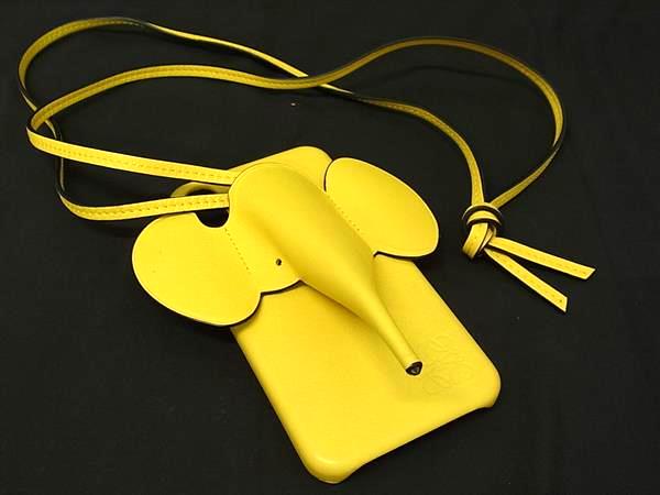 楽天市場】□新品同様□ LOEWE ロエベ アナグラム レザー エレファント