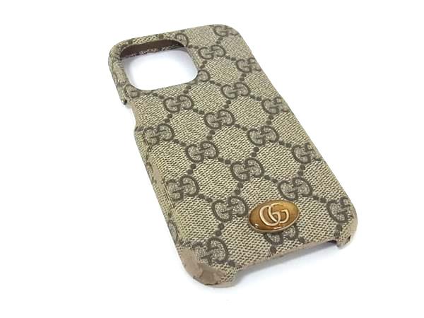 GUCCI iPhone12Pro アイフォンケース GG柄 PVC fh4790_1.jpg