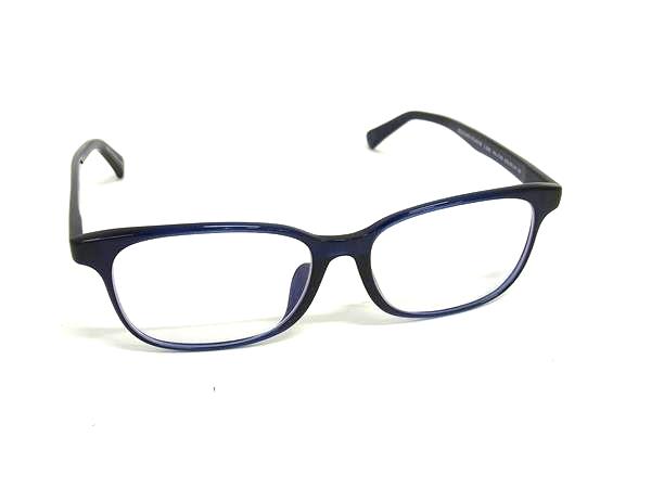 ■新品同様■ マコト眼鏡 AYUMI 歩 L1031 COL.5122 SIZE 55□16-145 度入りセルロイド眼鏡 メガネ めがね ネイビー系 BM7974｜pleasure-Store　店
