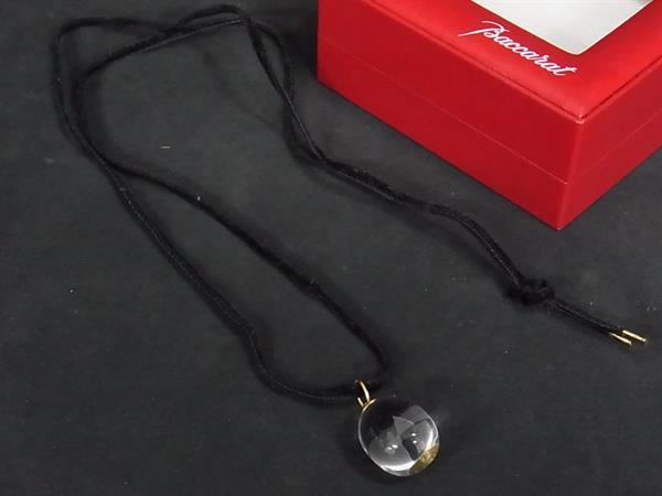 Y.Np Baccarat バカラ タンタシオン クリスタル ネックレス 箱付き Baccarat - バカラ ネックレス クリスタルガラス タンタシオン
