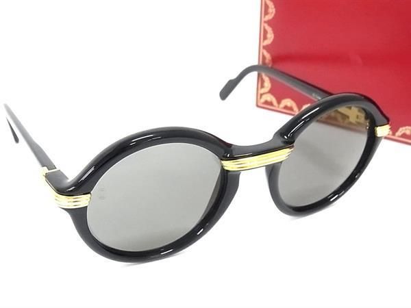 【カルティエ⠀】Cartier メガネ Cartier Cartier カルティエ ブラックメガネフレーム 眼鏡 CT
