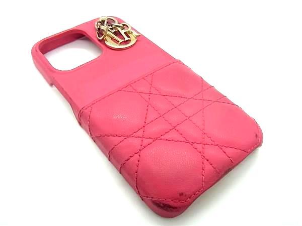 Dior ディオール カナージュ レザー iPhone14\13ケース ピンク iphone14 ケース（Christian Dior）のおすすめ人気商品一覧 通販