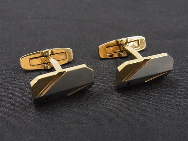 楽天市場】【中古】イヴサンローラン カフリンクス カフス ボタン