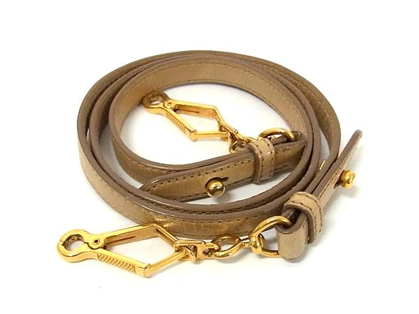 楽天市場】ミュウミュウ ショルダーストラップ グレー レザー