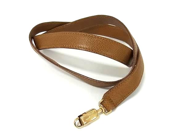 Salvatore Ferragamo ブラウンレザー ストラップ Salvatore Ferragamo ブラウンレザー ストラップ Salvatore Ferragamo