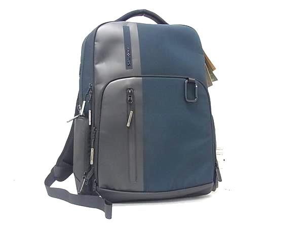 ■新品■未使用■ Samsonite サムソナイト USBポータル搭載 ナイロン リュックサック バックパック デイパック ネイビー系 FT0390｜pleasure-Store　店