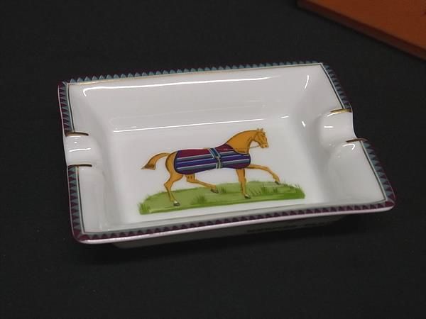 楽天市場】HERMES【エルメス】アッシュトレイ 灰皿 レオパード