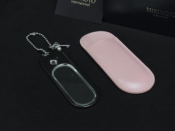 楽天市場】【中古】 ミキモト 手鏡 ミラー コンパクトミラー パール付