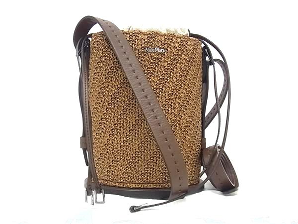 楽天市場】□新品同様□ Max Mara マックスマーラ ボア×レザー クロス