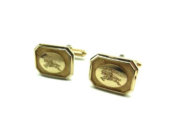 【美品】Burberry モノグラム　カフスボタン バーバリー BURBERRY カフスボタン - メルカリ