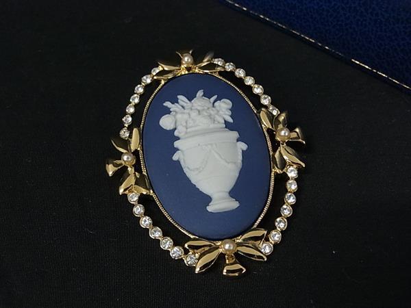 楽天市場】Wedgwood ウェッジウッド ジャスパー ブローチ 兼