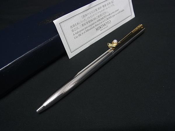 楽天市場】MIKIMOTO ミキモト パール ボールペン 箱付き 美品 シルバー