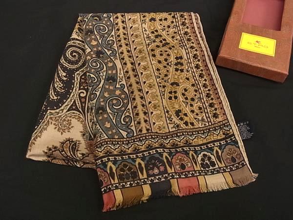 楽天市場】□新品同様□ ETRO エトロ ウール70%×シルク30% ペイズリー  