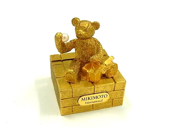 MIKIMOTO gold plated teddy bear フォトフレーム Amazon.co.jp: MIKIMOTO Mikimoto Photo Frame, Picture Frame