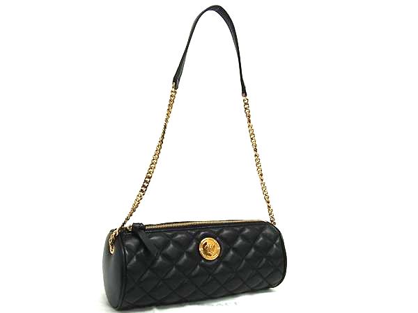 ■新品■未使用■ VERSACE ヴェルサーチ メデューサ レザー ワンショルダーバッグ 肩掛け レディース ブラック系 BP2884 VERSACE - □新品同様□ VERSACE ヴェルサーチ メデューサ レザー ワン