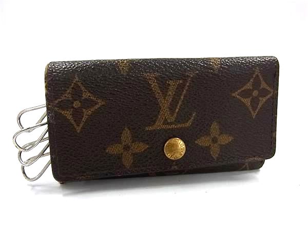 未使用ルイ ヴィトン モノグラム ミュルティクレ4連キーケース M62631 LOUIS VUITTON ルイヴィトン M62631 モノグラム ミュルティクレ4 4連
