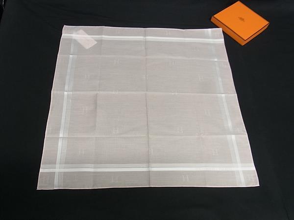 HERMES エルメス ハンカチ グレー★hermes 楽天市場】【新品】エルメス HERMES ハンカチーフ ハンカチ 《 H