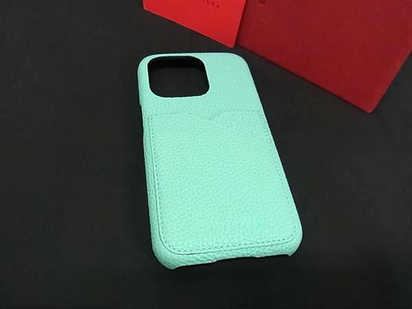 ■極美品■ BOTTEGA VENETA ボッテガヴェネタ iPhone 15 Pro 対応 アイフォンケース レディース グリーン系 FN4909|pleasure-Store 店