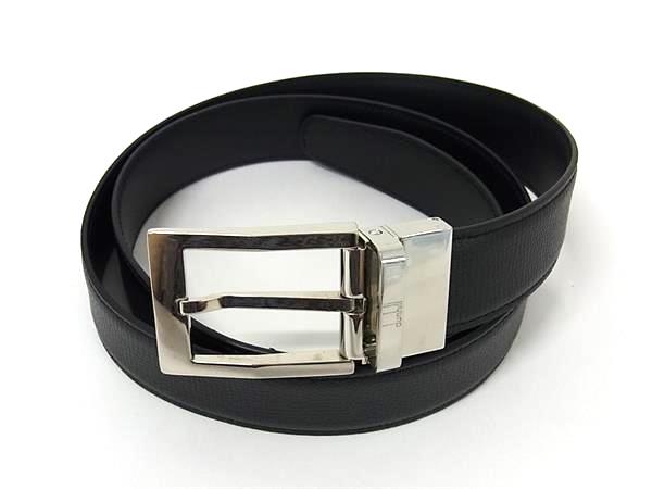 dunhill ダンヒル　黒カーフベルト　【美品】 楽天市場】【未使用品】dunhill ダンヒル ベルト カーフ レザー