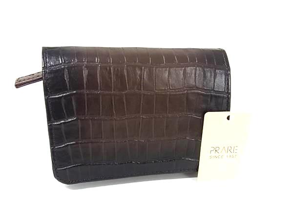 楽天市場】□新品□未使用□ PRARE プレリー クロコダイル型押しレザー