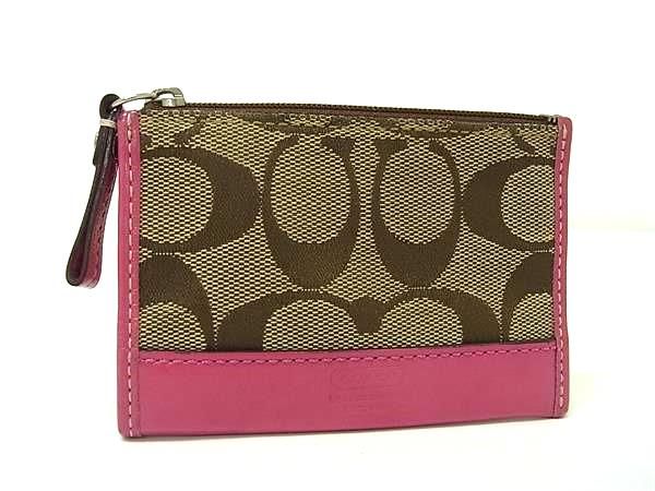 美品 coachコーチ シグネチャー パテントレザー 財布　ラウンドコインケース 楽天市場】コーチ コインケース COACH 小銭入れ ラウンド