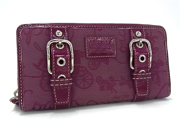 COACH 長財布 パープル 正規品 新品未使用 証明書付 コーチ(COACH) パープル レディース長財布 | 通販・人気