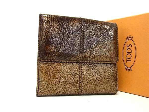 楽天市場】TODS トッズ レザー 二つ折り 長財布 ウォレット 小銭入れ