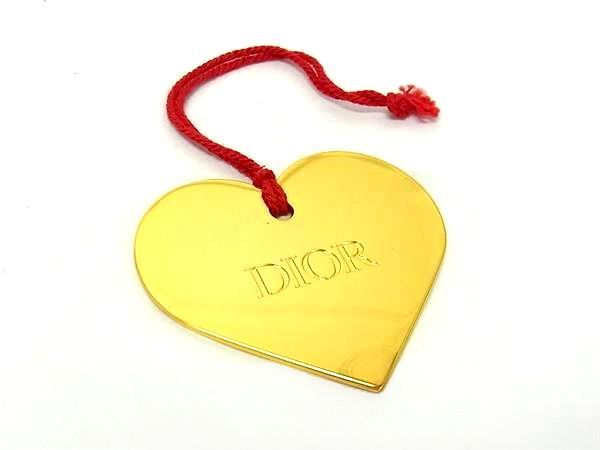 Christian Dior ハート型キーホルダー　新品 24C☆ハートモチーフ♡】DIOR CARO カードホルダー (Dior/カード