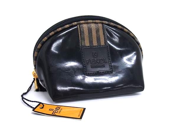 楽天市場】【バッグ】FENDI フェンディ ズッカ柄 ポーチ 化粧ポーチ