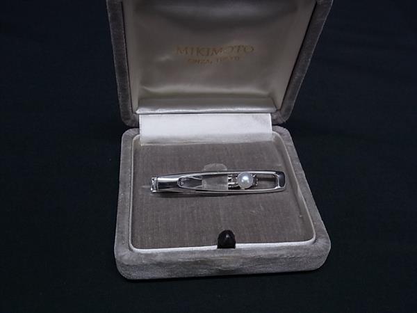 楽天市場】ミキモト タイピン 真珠付 ネクタイピン パール イエロー