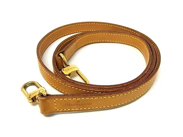 LOUIS VUITTON ルイヴィトン なめし革 御徒面子用 ストラップ  肩かけ 赤銅色系 FT9063