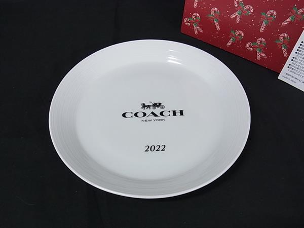 楽天市場】未使用 コーチ ノベルティ プレート 2022年限定冬 プレート