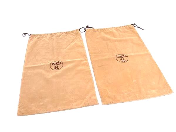 楽天市場】エルメス HERMES 保存袋 巾着 ショッパー コットン オレンジ