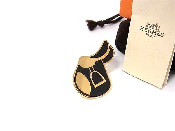■新品■未当て嵌める■ HERMES エルメス ア シュヴァル えり巻き輪っか えり巻き留め 付属物 メンズ レディース ゴールド系 FX2277 スカーフリング-バッグ・小物・ブランド雑貨