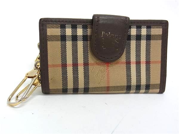 新品 BURBERRY ブラウン レザー 五連 キーケース 楽天市場】【新品未使用品】BURBERRY バーバリー キーケース 5連
